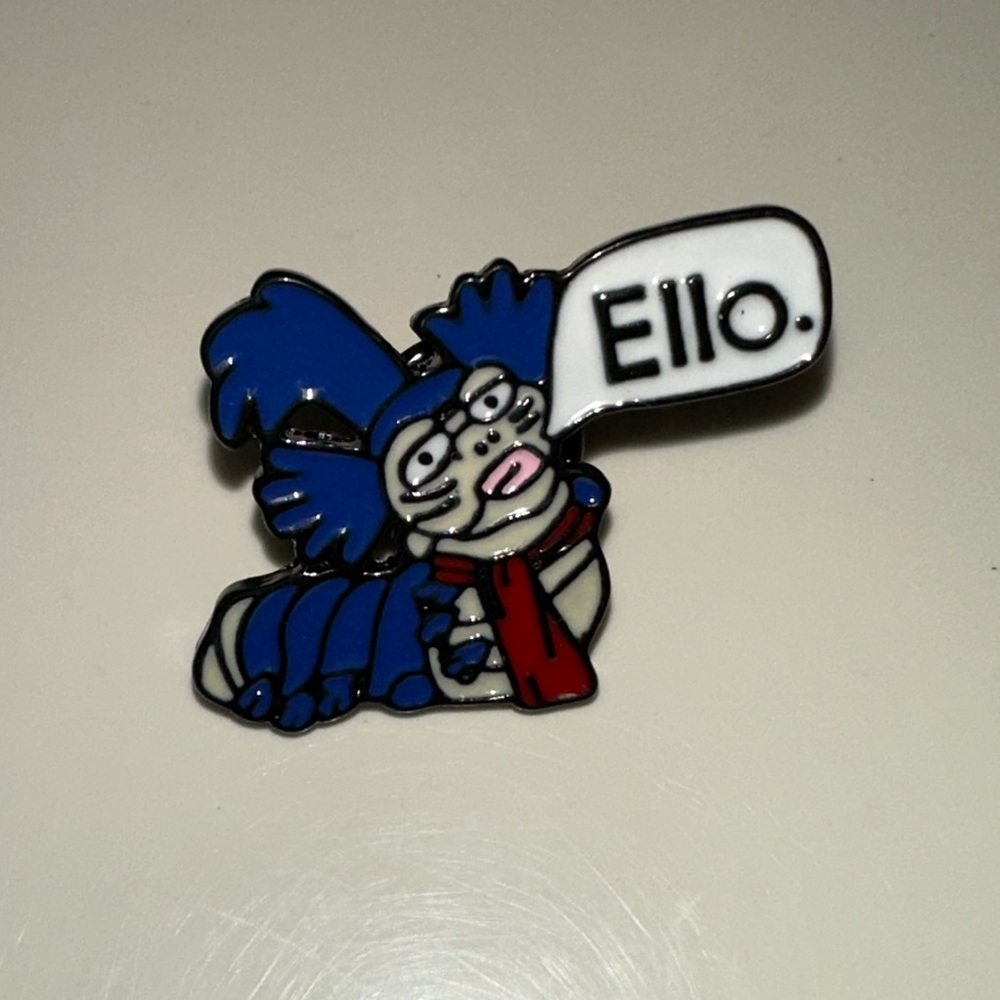 Labyrinth Worm Enamel Pin